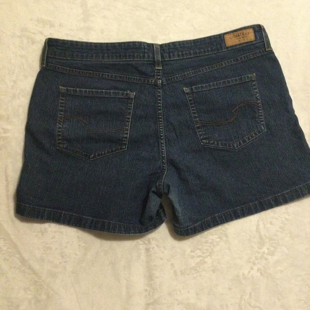 Women's Levi Strauss Signature Trouser Short Jeans Size 16 - Picture 11 of 13
